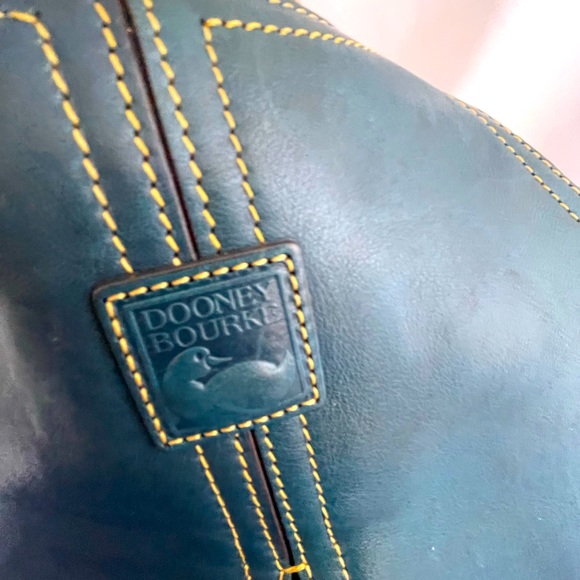 Dooney & Bourke Teal Handbag - Picture 4 of 9